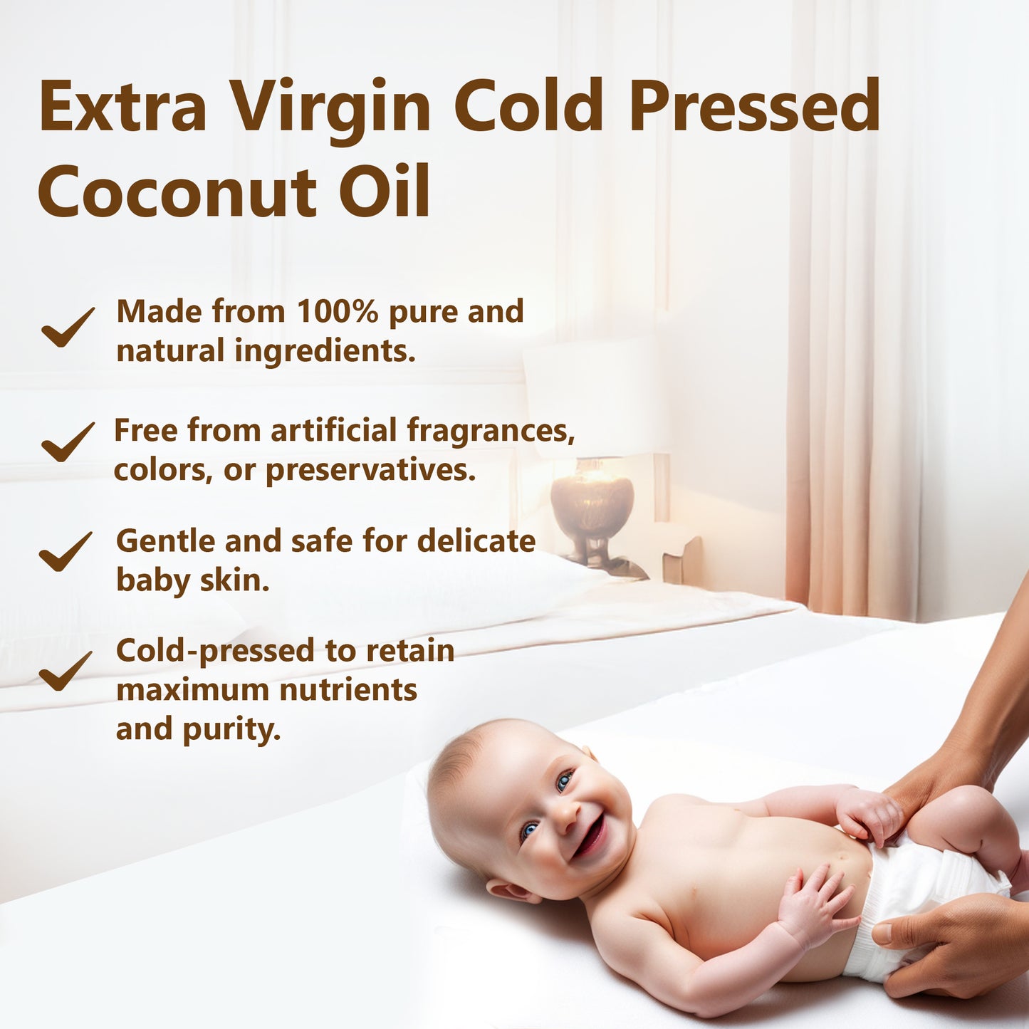 Natural Ayurvedic Baby Massage Oil for Gentle Skin Care