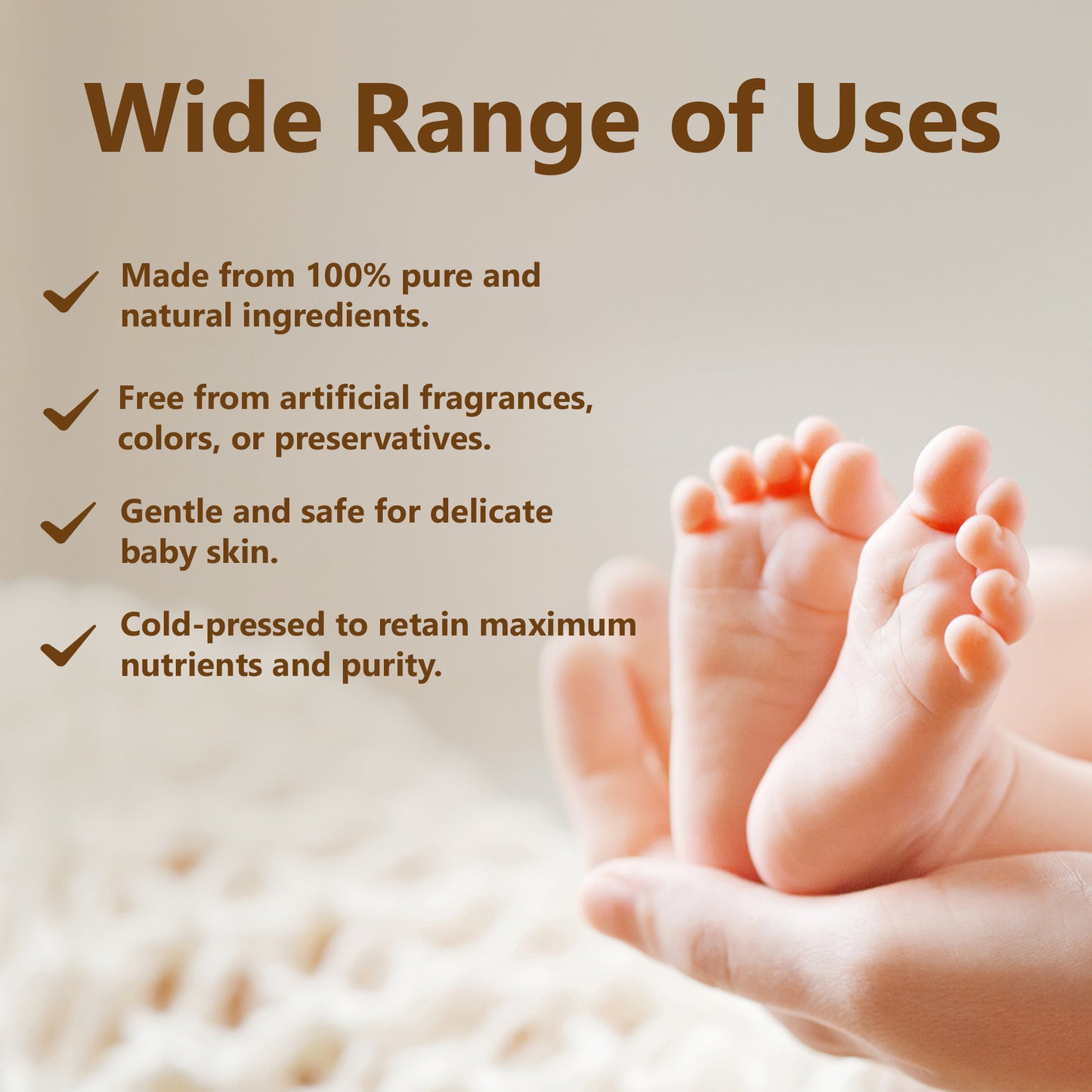 Natural Ayurvedic Baby Massage Oil for Gentle Skin Care