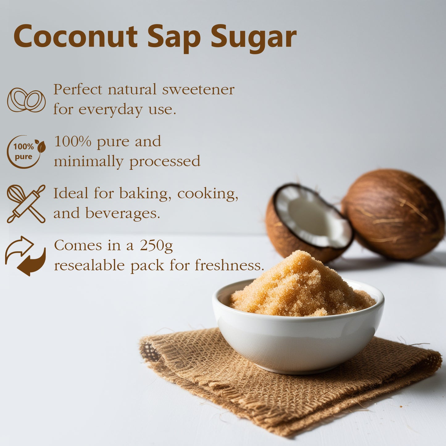 Coconut sap sugar: A healthy, Natural Alternative to Refined sugar