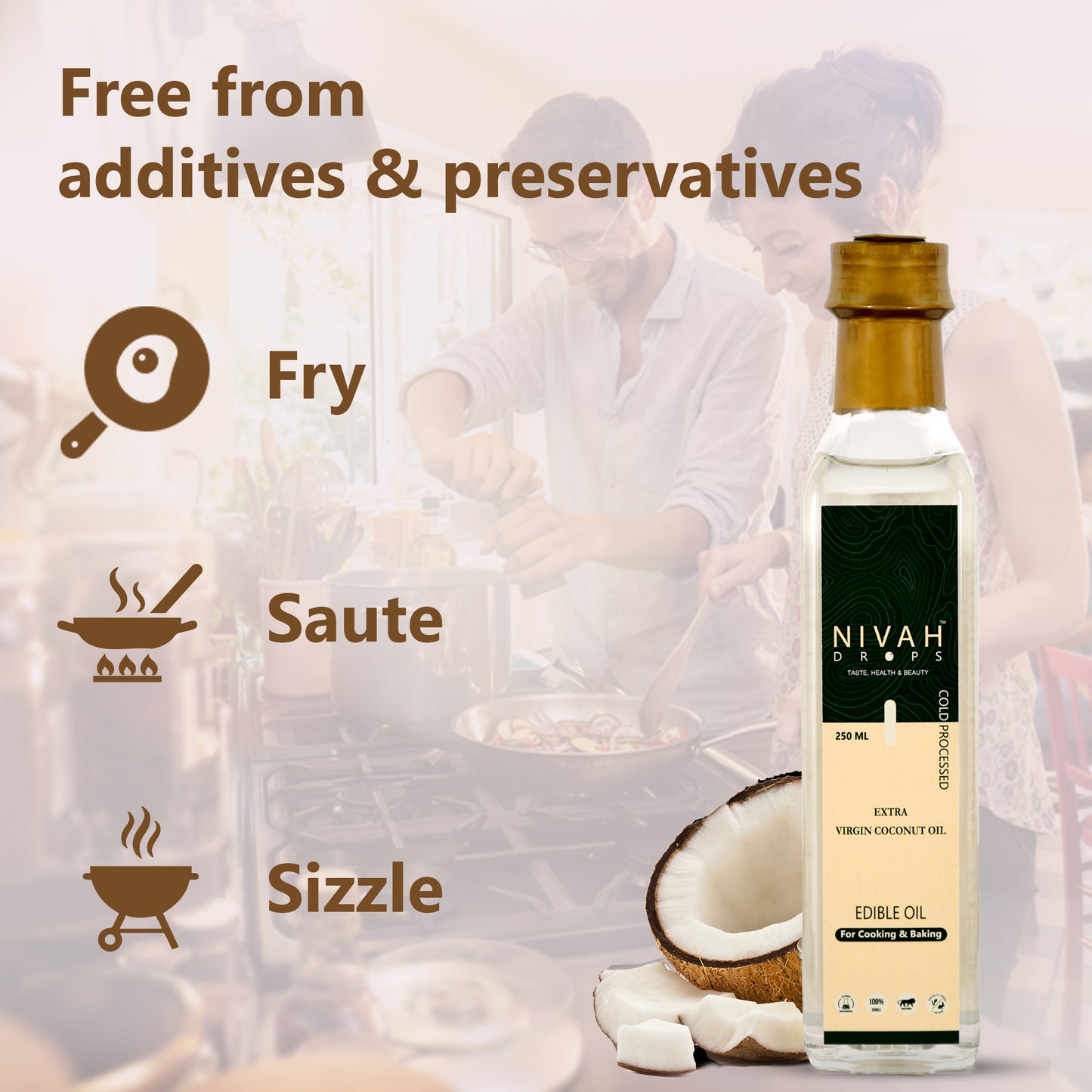 Extra Virgin Coconut Oil: Natural Wellness for Skin, Hair, and Overall Health"